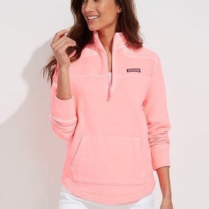 Vineyard Vines Relaxed Shep Shirt Garment Dyed Washed Neon Pink